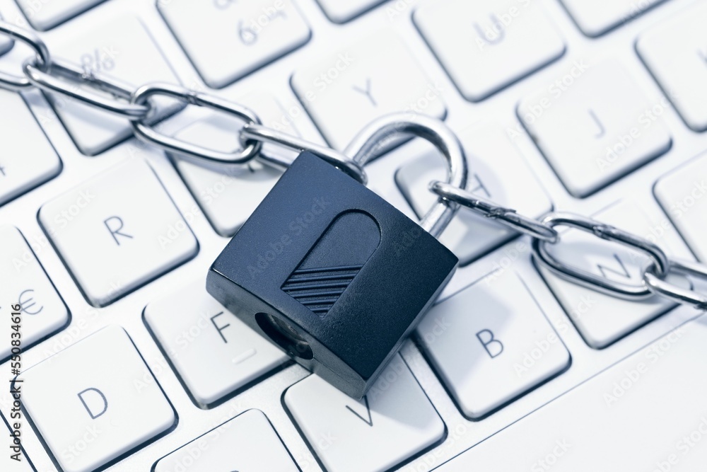 Poster computer security and data privacy concept