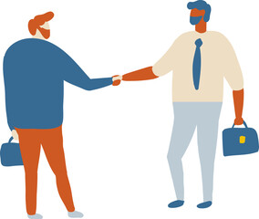 Business person flat illustration