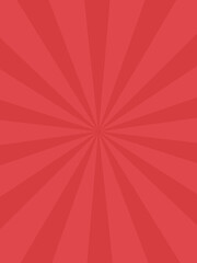 和風背景素材　赤色の集中線　縦長