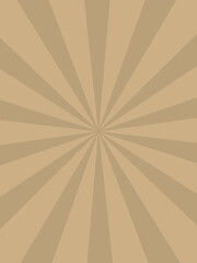 和風背景素材　渋めな金色の集中線　縦長