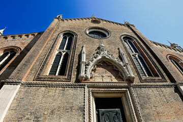 Chiesa Santo Stefano church , St. Stephen, in Venice, Italy.