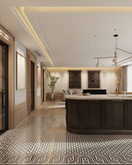 modern kitchen interior