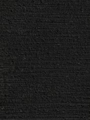 Dark black rough mortar cement stripe wall texture. Grunge striped pattern plasterer concrete wall background.