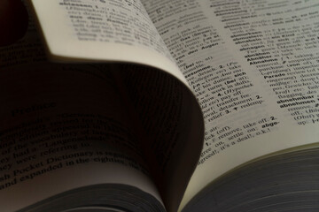 English German dictionary. Dictionary pages and items. German English translation, Education and...
