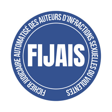 Symbole FIJAIS fichier judiciaire automatisé des auteurs d'infractions sexuelles ou violentes