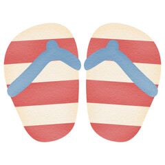 Summer teddy bear water color