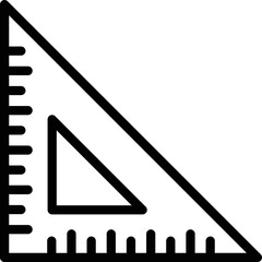 Set Square Vector Icon Design Illustration