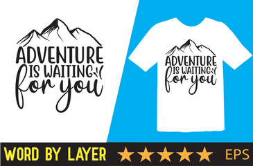 Camping t shirt vector design