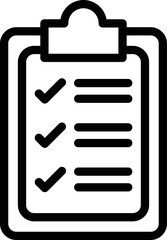 Checklist Vector Icon Design Illustration