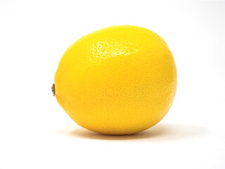 fresh lemon isolated on white background