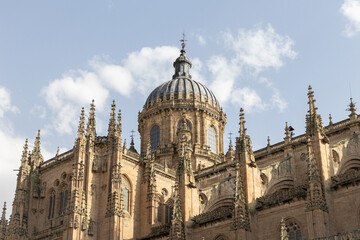 Fototapeta na wymiar New Cathedral of Salamanca (Catedral Nueva), Spain