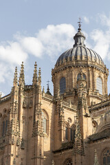 Fototapeta na wymiar New Cathedral of Salamanca (Catedral Nueva), Spain