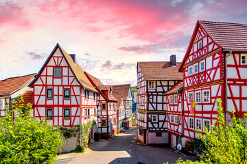 Altstadt, Bad Orb, Hessen, Deutschland 