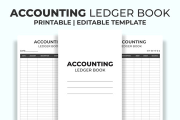 Accounting Ledger Book KDP Interior