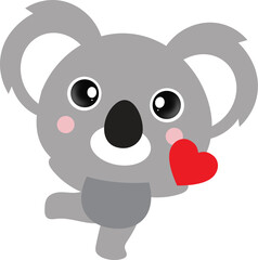 Cute koala cartoon