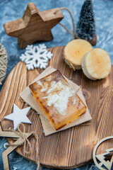 Hand made natural soap for a gift