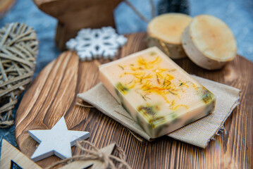 Hand made natural soap for a gift