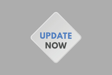 update now text Button. update now Sign Icon Label Sticker Web Buttons
