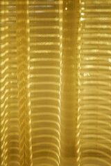 Sunny organza tulle with golden sunlight