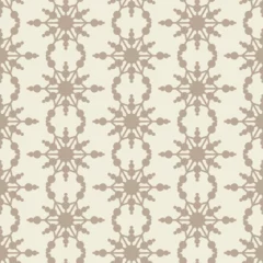 Foto op Aluminium Snowy Christmas seamless pattern for decoration, festive winter background with snowflake, vector illustration eps © OlgaKorica