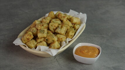Bolinho de Batata com Bacon