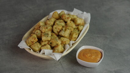 Bolinho de Batata com Bacon