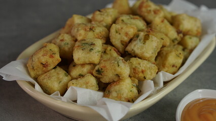 Bolinho de Batata com Bacon