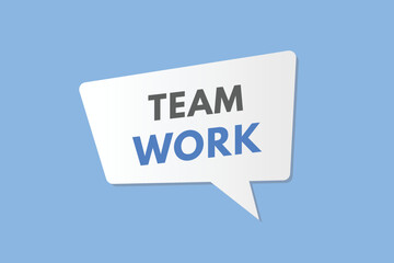 team work Button. team work Sign Icon Label Sticker Web Buttons
