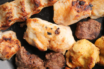 detail shot of Seekh Kabab on a plate 