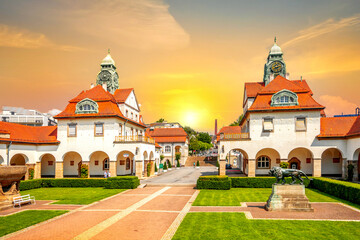 Sprudelhof, Bad Nauheim, Hessen, Deutschland 