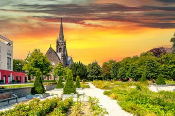 Fotobehang Kirche, Bad Nauheim, Hessen, Deutschland  © Sina Ettmer
