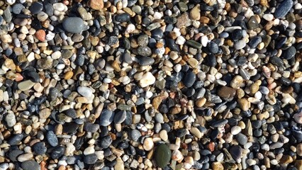 Pebbles on the beach