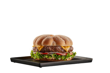 Beef Burger PNG Image_ Beef Burger in Transparent Background_ Burger PNG image