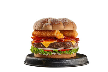 Beef Burger PNG Image_ Beef Burger in Transparent Background_ Burger PNG image