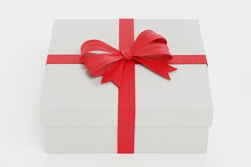 Realistic 3D Render of Gift