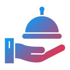 Room service Icon Style