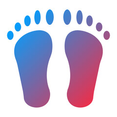 Footprint Icon Style