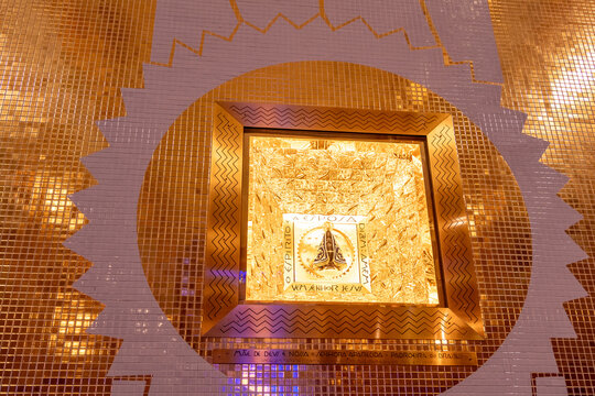 Aparecida, Brazil - March 13, 2022: Basilica of Our Lady of Aparecida