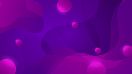 Blue pink gradient background with abstract circle papercut smooth color composition. Abstract geometric background circle ring color shape