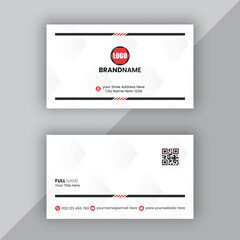 Modern business card template.
