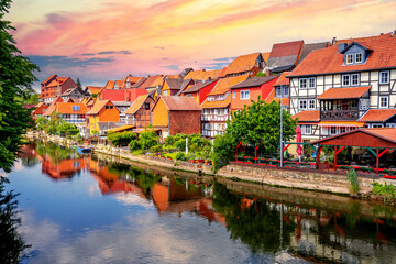 Obraz premium Altstadt, Bad Sooden Allendorf, Hessen, Deutschland 