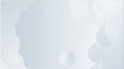 Minimal geometric white light background abstract design. Elegant white background with shiny lines. Vector illustration abstract graphic design banner pattern background template.