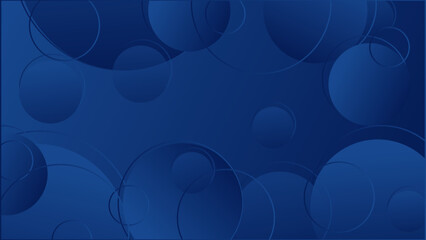Abstract design with dark blue geometric background. Blue background. Vector abstract graphic design banner pattern background template.
