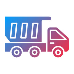Dump Truck Icon Style