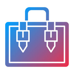 Obraz premium Briefcase Icon Style
