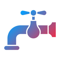 Water Tap Icon Style