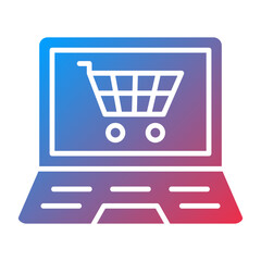 Online Shopping Icon Style