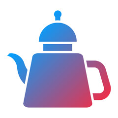 Tea Pot Icon Style