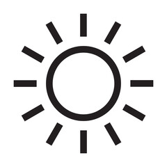 Sun Icon Vector