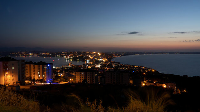 city at night, sinop